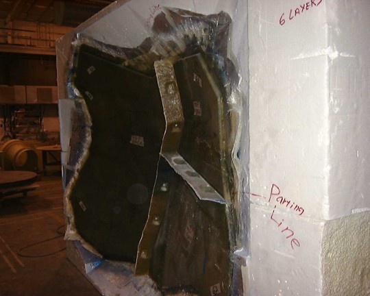 photo of a composite panel for the bear